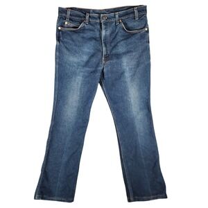 Levi's 517 Jeans Mens 38x34 Blue Excellent Orange Tab‎ Bootcut Made in USA